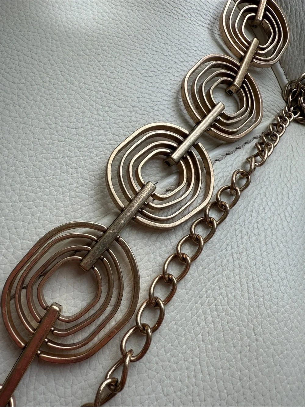 Chico's Gold-Tone Concentric Link Belt